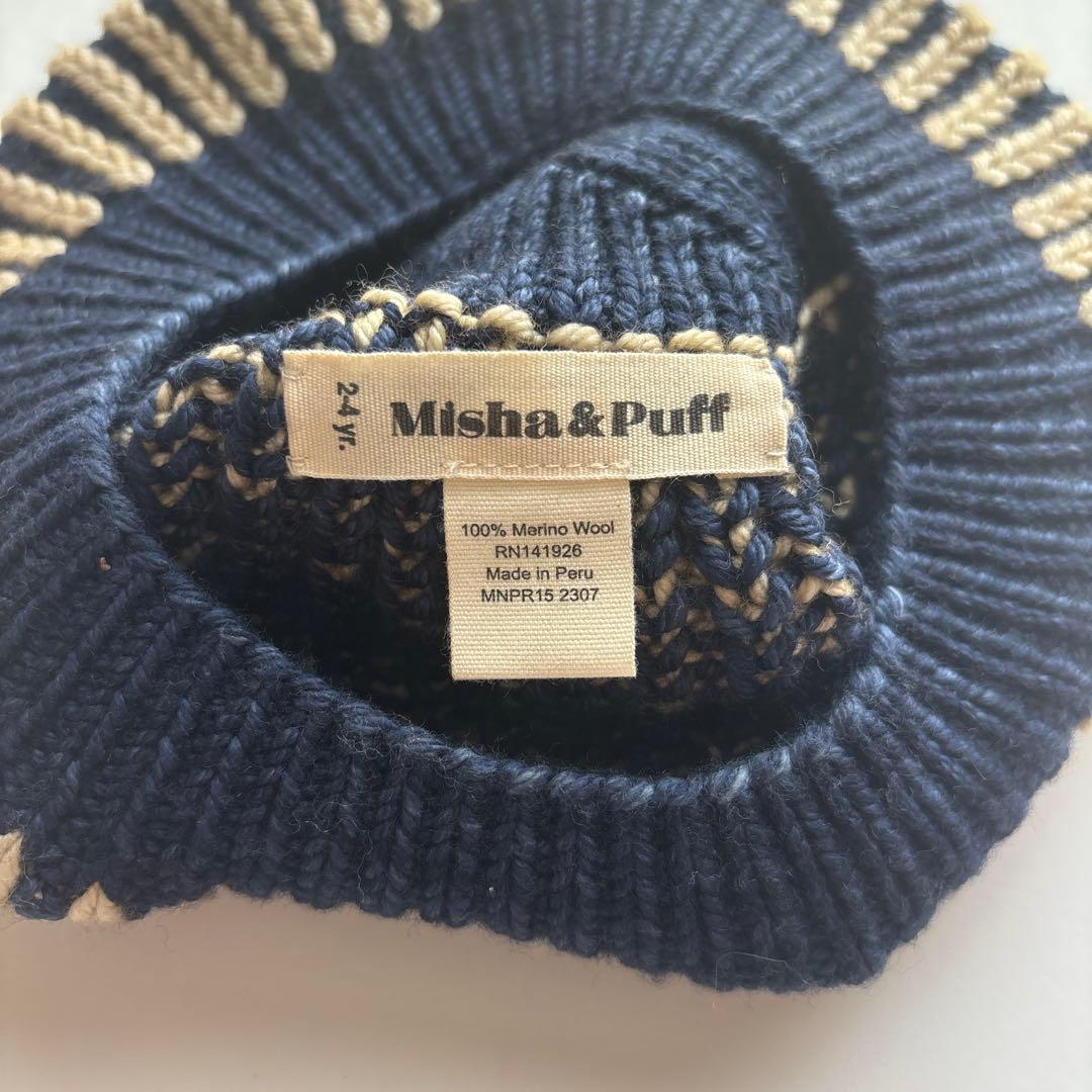 misha&puff ベレー帽 2-4y