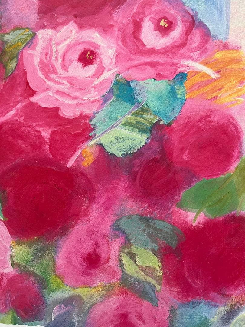 額入り版画　66×56 ジニー・キム　限定55枚　額装済　サイン、ED、証明書付