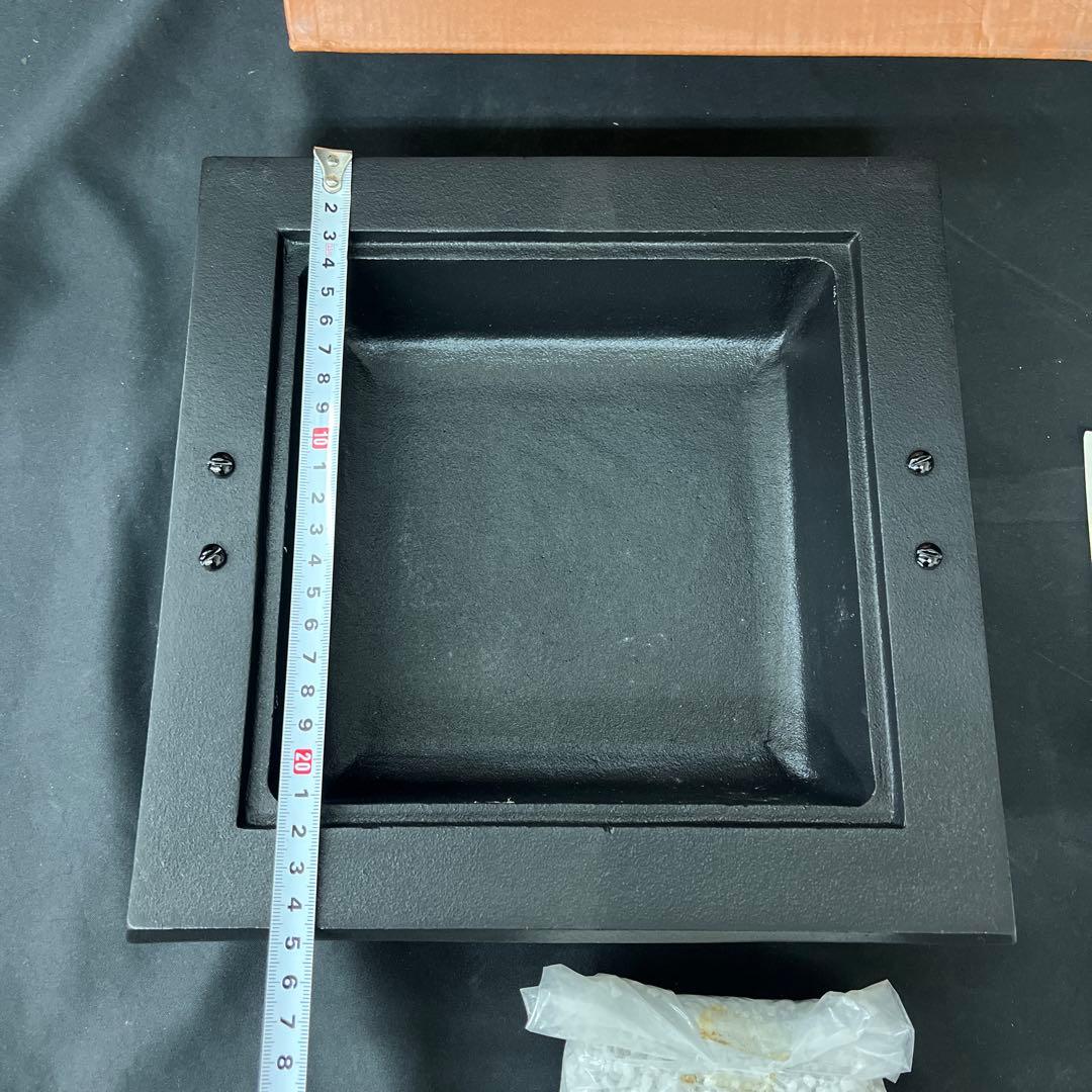 新品　未使用　囲炉裏大　南部鉄器　いろり　置物　インテリア　装飾品
