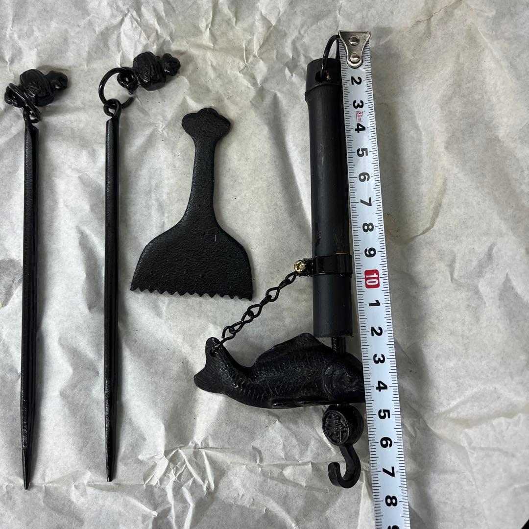 新品　未使用　囲炉裏大　南部鉄器　いろり　置物　インテリア　装飾品