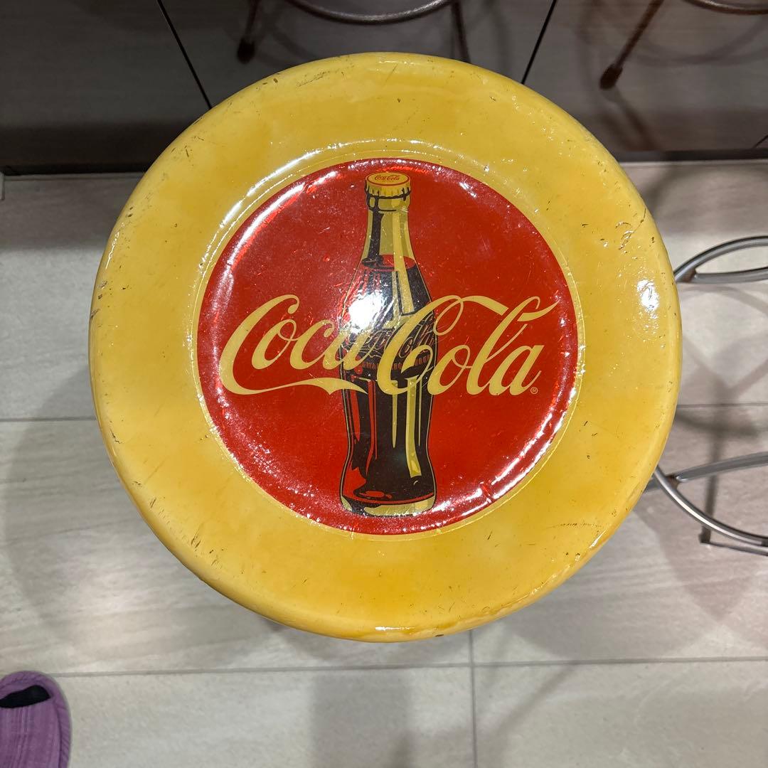 GW処分特価❗️コカコーラ　チェア（台座回転）　2脚セット