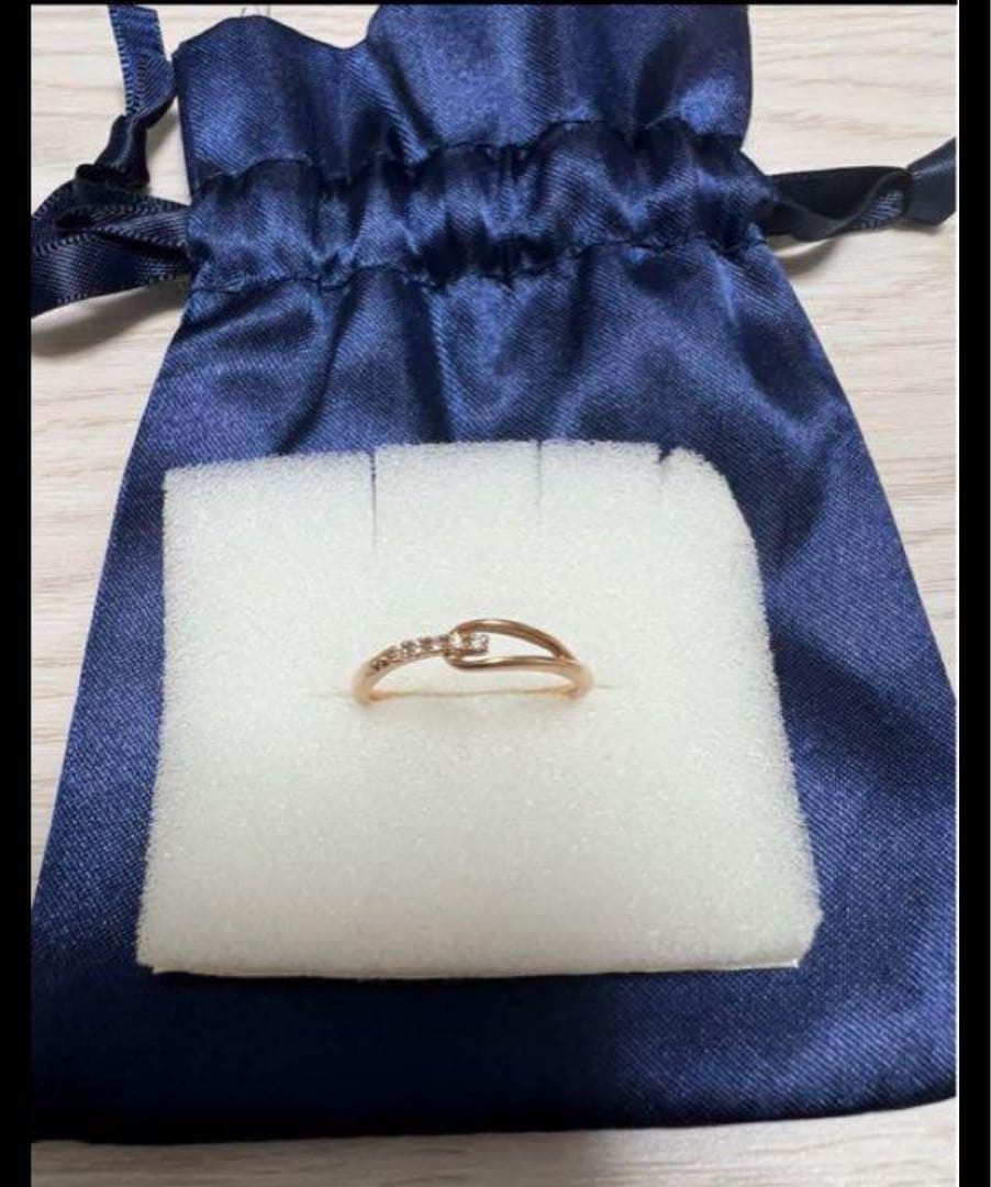 ヴァンドームアオヤマ ダイヤモンドリング K10 9号