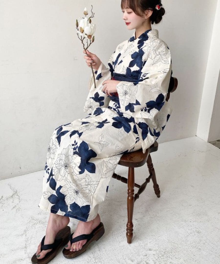 M*様 浴衣　帯（2本）帯飾りセット　moment+