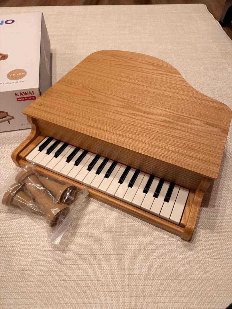 【美品】河合 KAWAI グランドピアノ ミニピアノ ナチュラル
