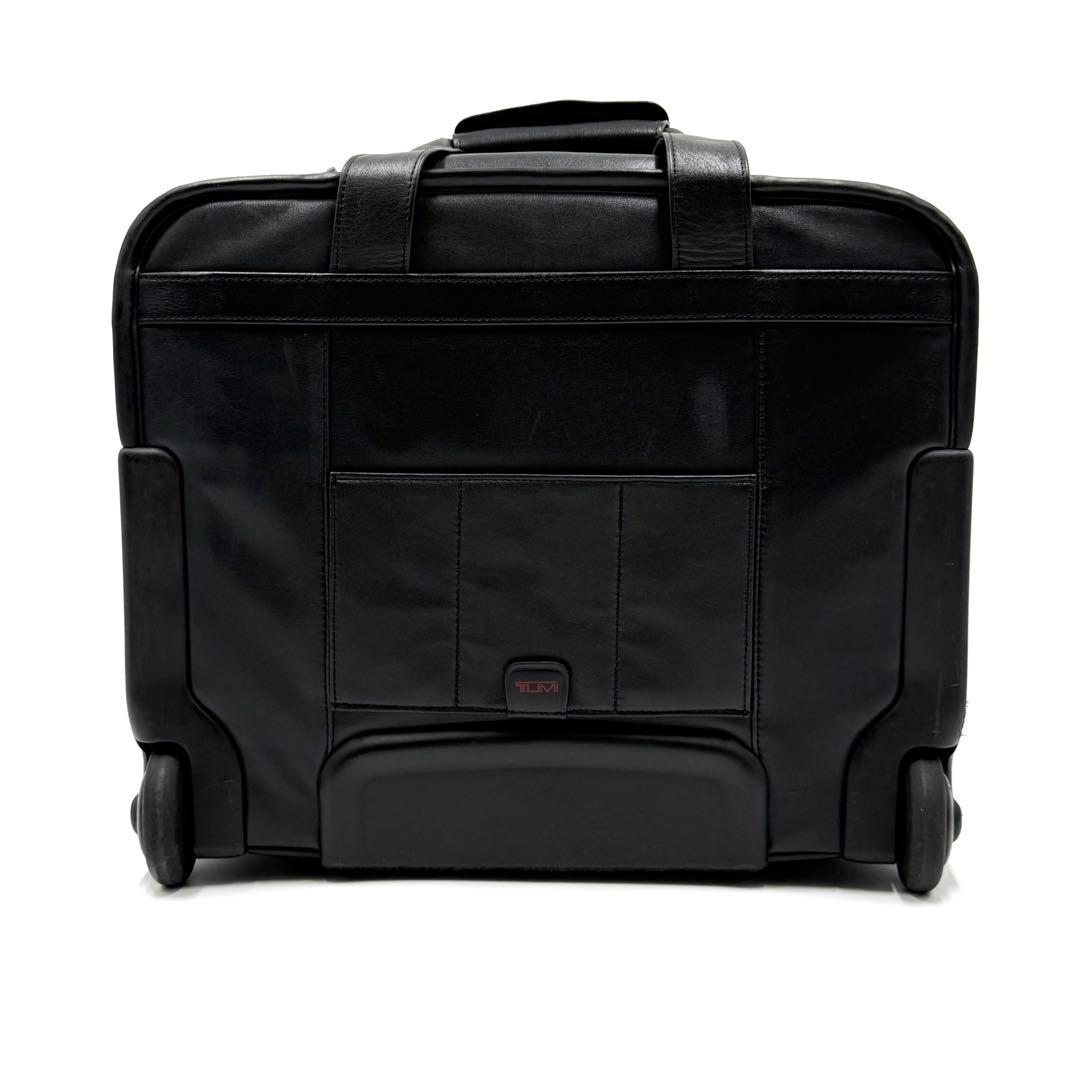 TUMI キャリーケース　オールレザー ビジネスバッグ 2way 機内持込み可