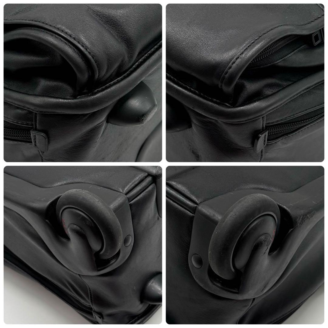 TUMI キャリーケース　オールレザー ビジネスバッグ 2way 機内持込み可