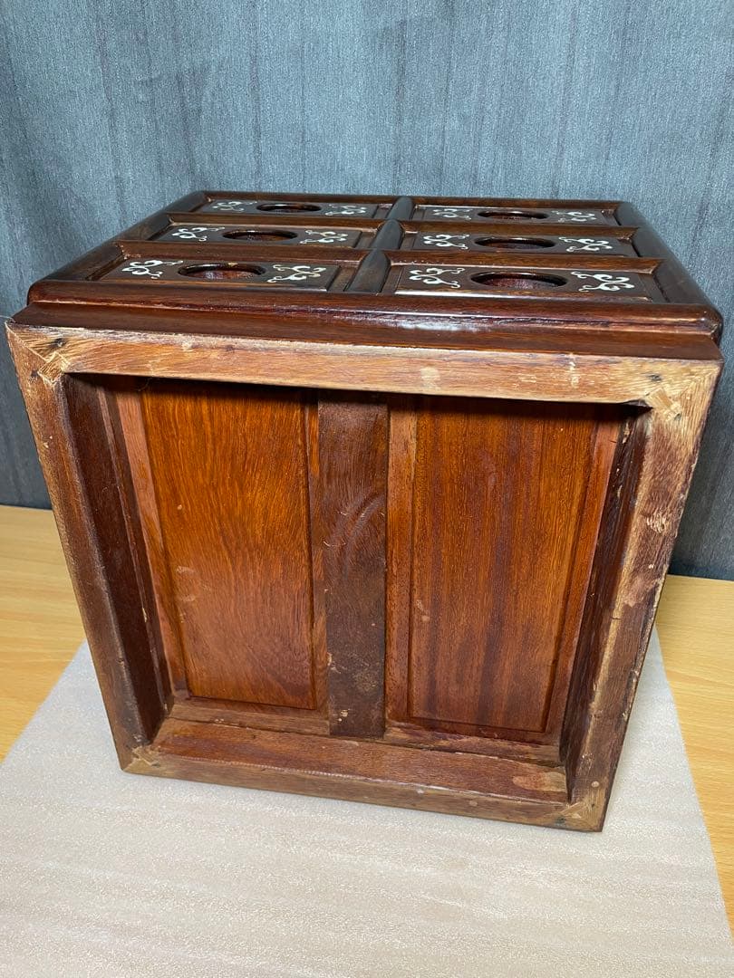 中国美術 螺鈿細工 引き出し　収納