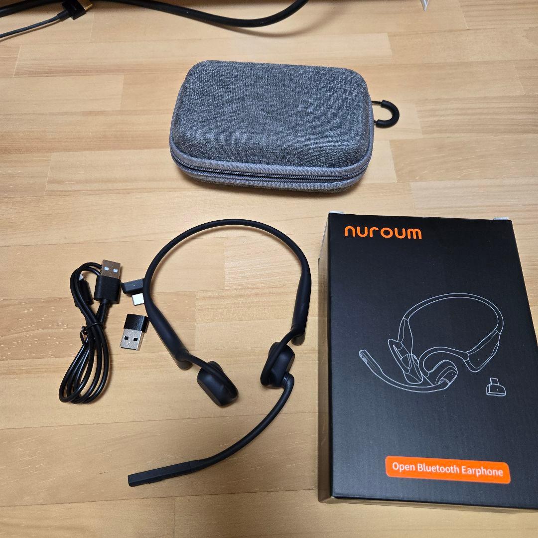 ヘッドホン nuroum Open Ear Pro2 Bluetooth Earphone