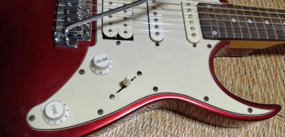 Photo Genic エレキギター 赤 ボディ