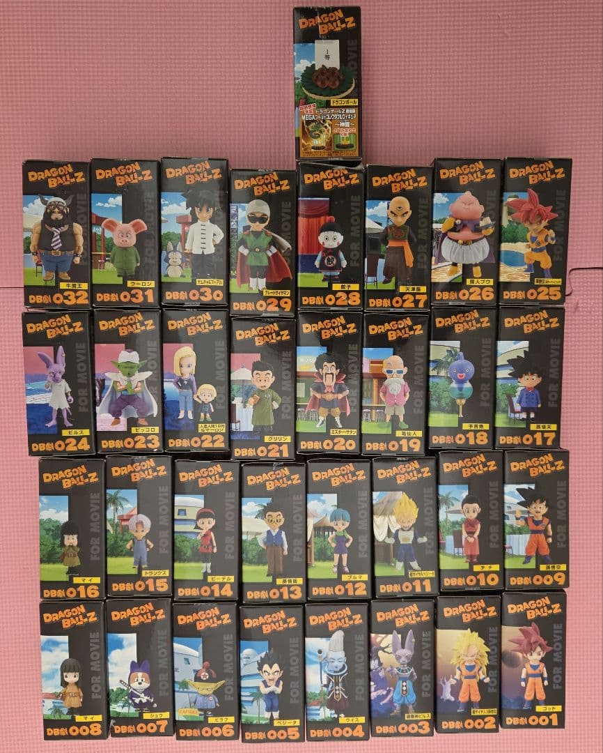 【未開封品】ドラゴンボールZワールドコレクタブルフィギュア「神と神」33種コンプ
