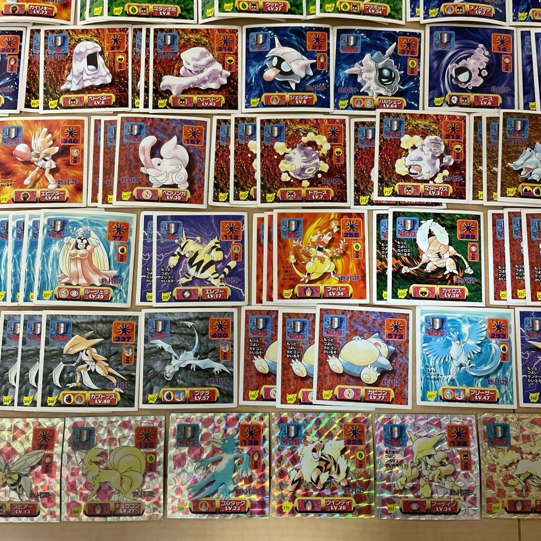 ポケモンシール烈伝改345枚 まとめ売り 専用シールケース付き