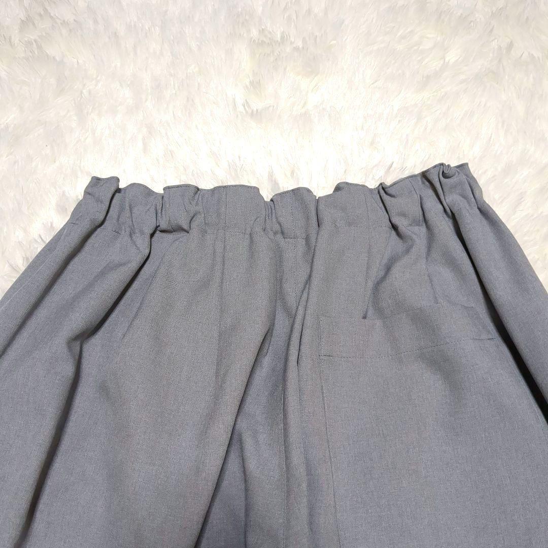 極美品✨mizuiro ind ワイドカーゴパンツ グレー 2024モデル