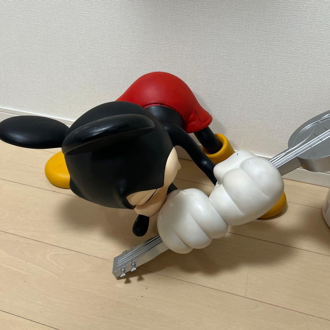 メディコムトイ Roen ロエン ミッキー クラッシュ ギター 特大 フィギュア