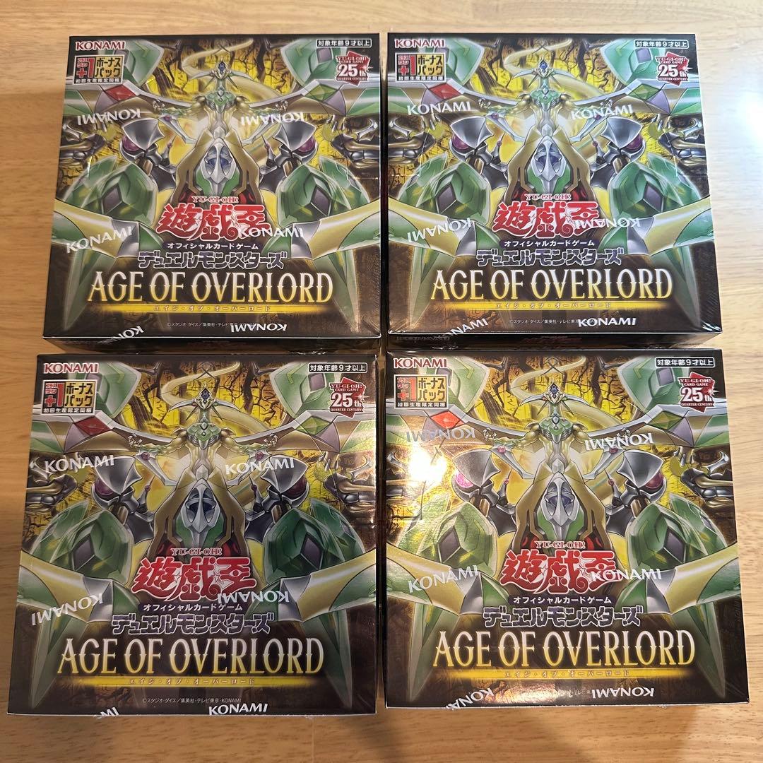 AGE OF OVERLORD 未開封　シュリンク付き　4BOX