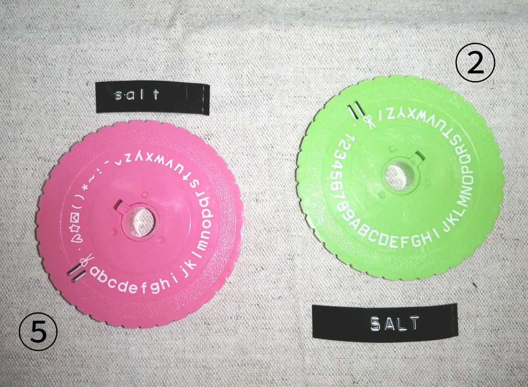 dymo ダイモ レトロ ステッカー ラベル テープ 水にも強い!