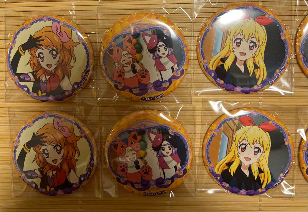 イオン限定 アイカツ チョサブレ A B 缶バッジフルコンプ　24個セット