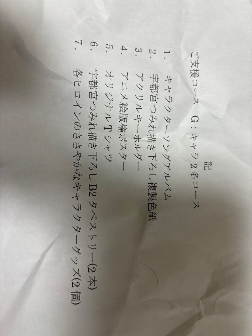 ハミダシクリエイティブ　クラファンリターン品