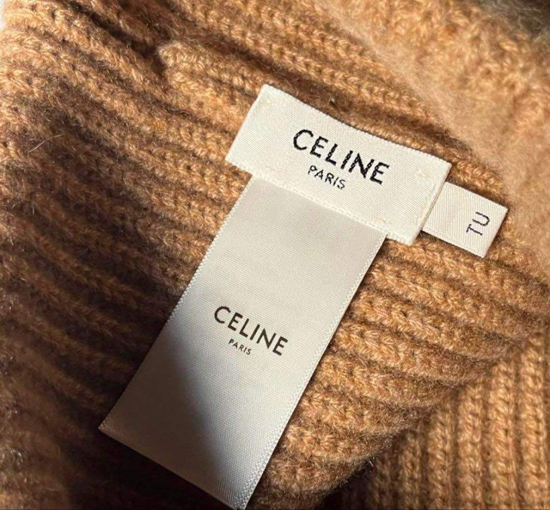 新品未使用　正規品　CELINE★セリーヌ　カシミヤ100%ニット帽