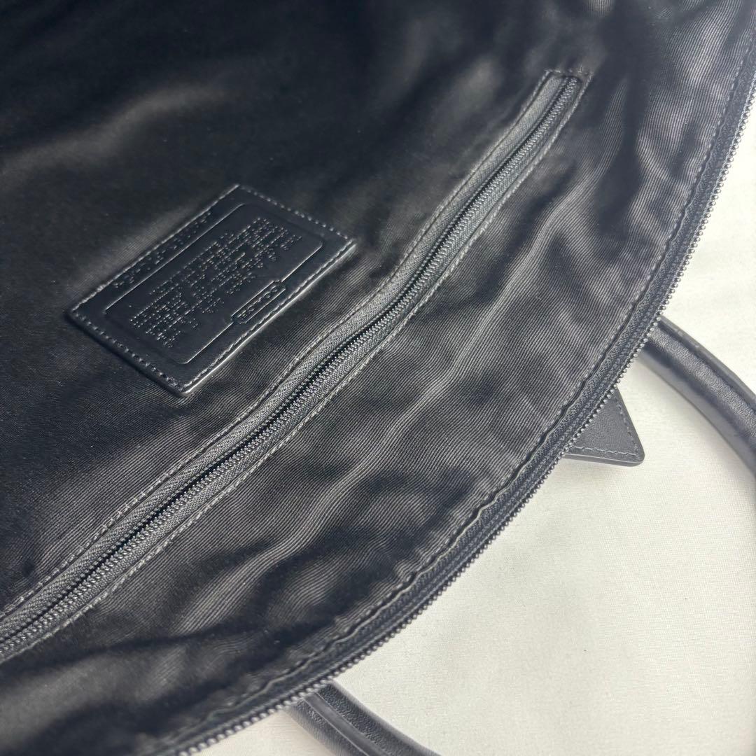 COACH コーチ F70454 レザー 2wayビジネスバッグ ブラック