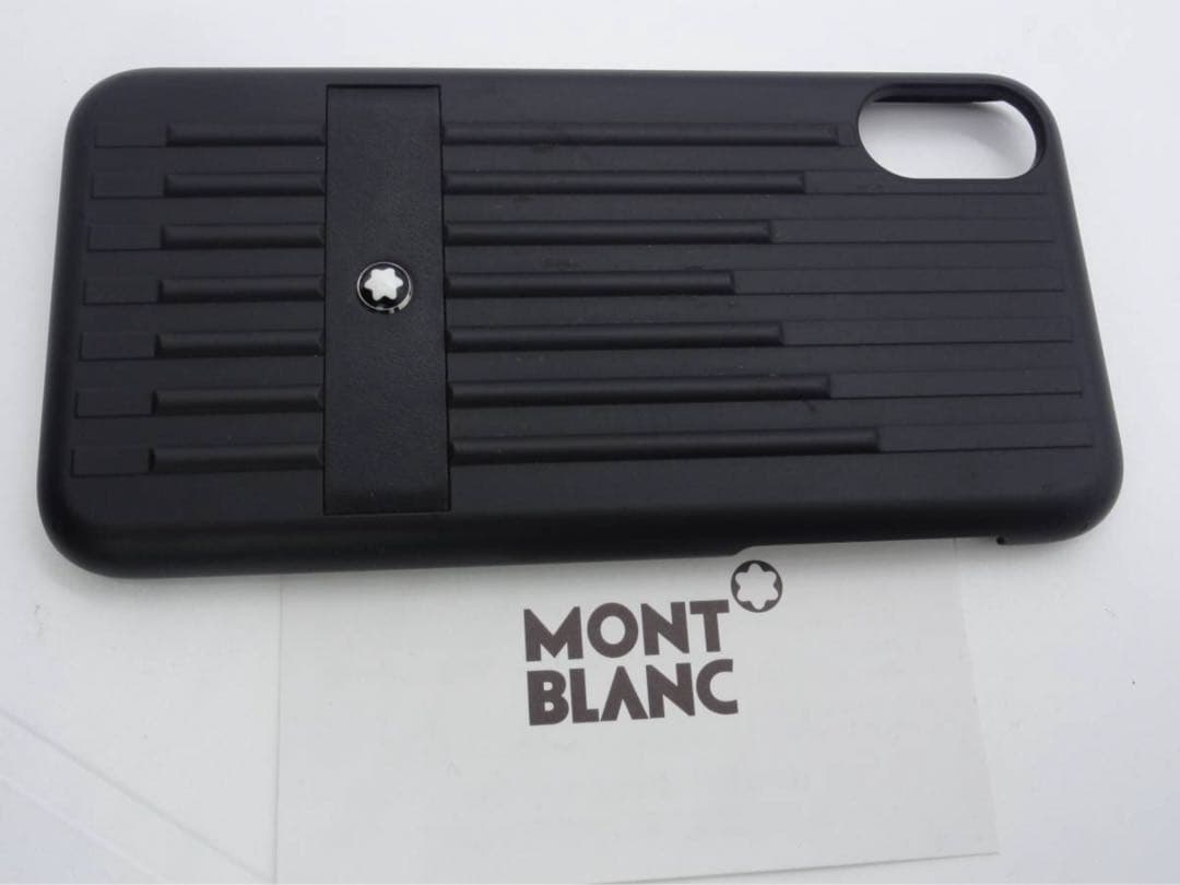 ⭐️モンブラン製⭐️稀少な入手困難品iPhoneX・XS用スマホケース⭐️ソフトラバー