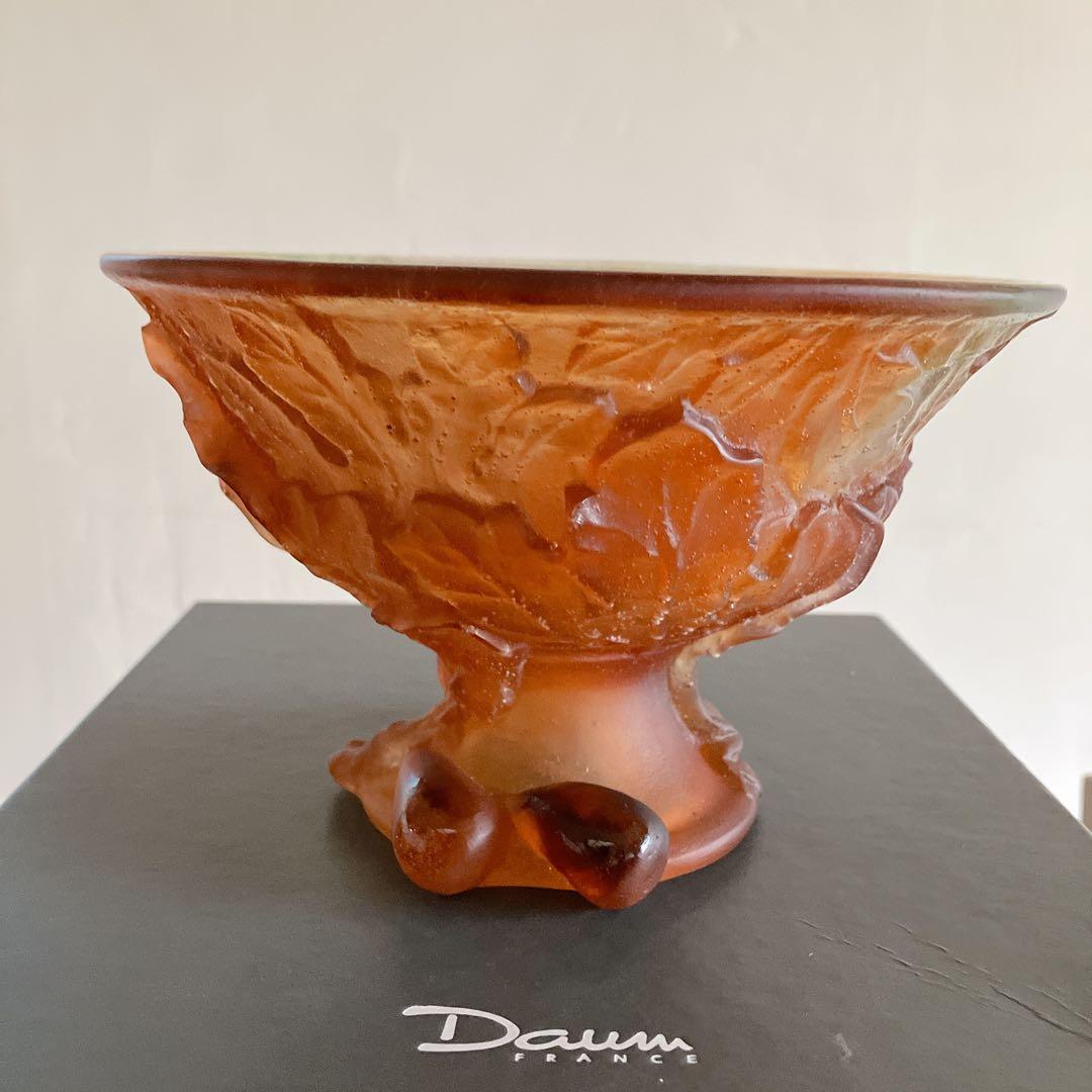 Daum FRANCE イチジク　トカゲ　足つき　ボウル　カップ　アールヌーボー