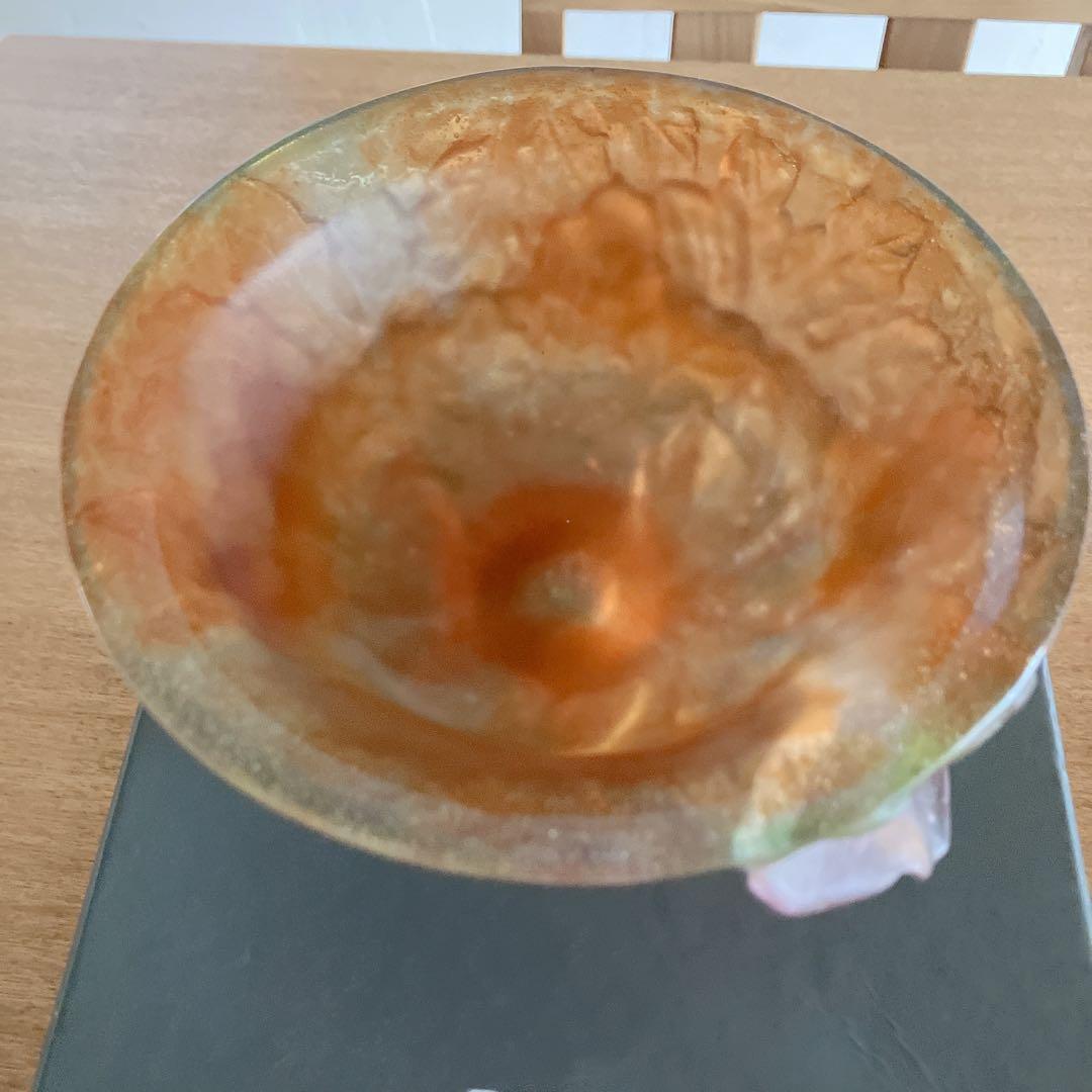 Daum FRANCE イチジク　トカゲ　足つき　ボウル　カップ　アールヌーボー