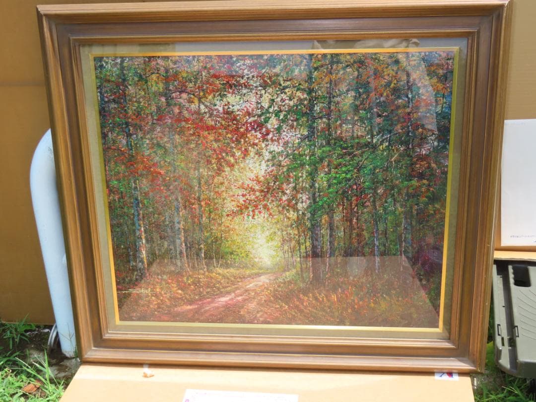 真作保証 / スイベル・ギュレー / 待ち焦がれし希望 / 油彩91×80ｃｍ