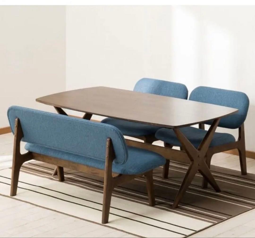 NITORI リビングダイニングテーブル4点セット 160cm 4-5 人