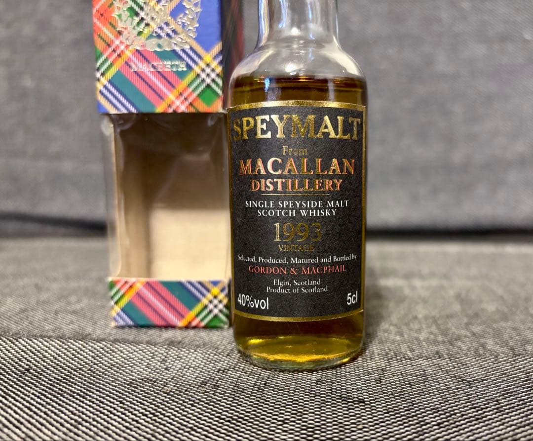 ゴードン&マクファイル　スペイモルト　マッカラン　ミニボトル3本セット　未開封