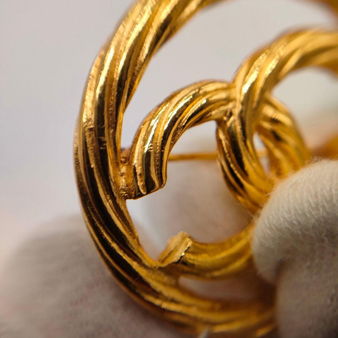 シャネル 1269 ココマーク ブローチ GP ユニセックス