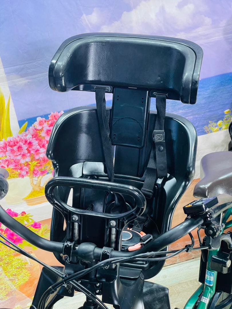 1年保証　2022年！ギュットアニーズ⭐️16AH！子供乗せ電動自転車Y3124