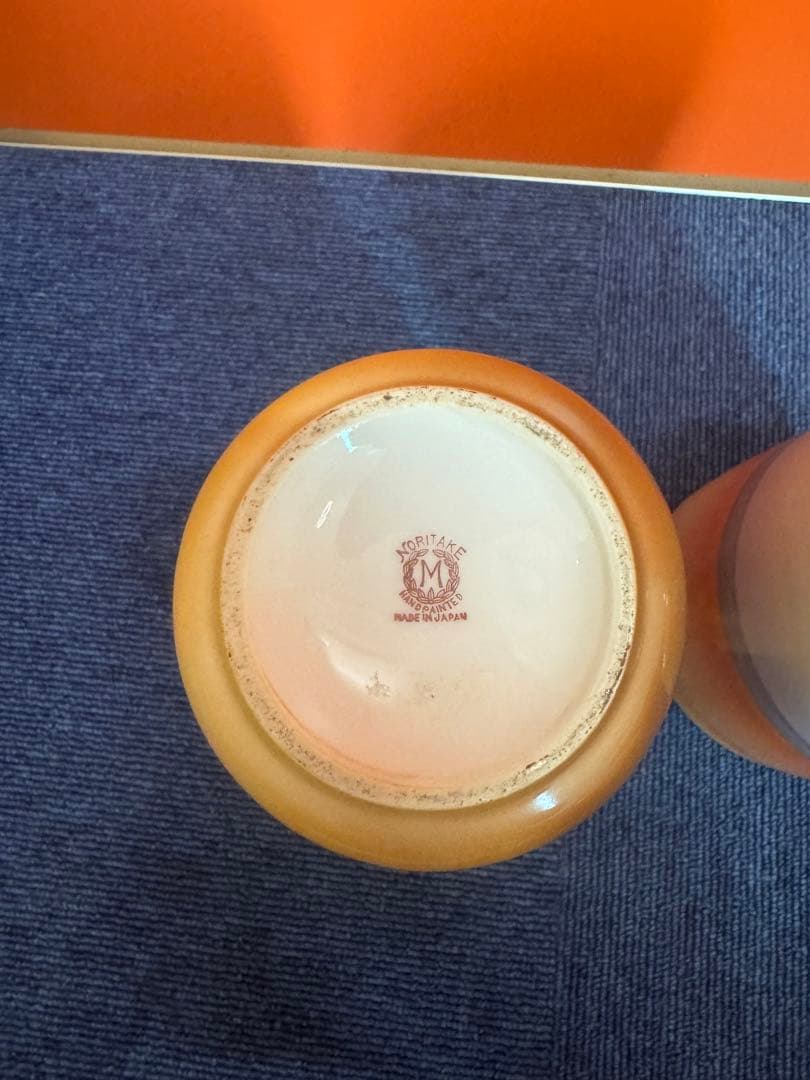 1843  オールドノリタケ　双耳風景図　花瓶   2客　時代物