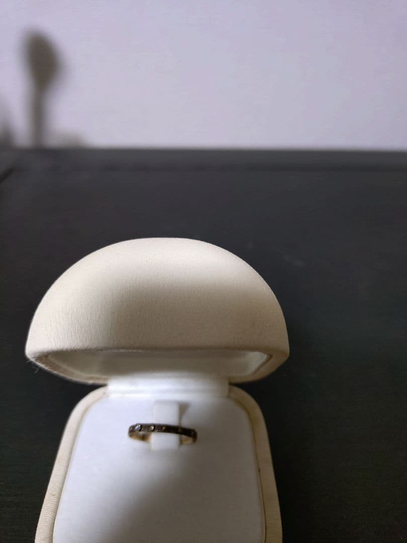 訳あり イエローゴールド noguchi ダイヤリング 11号