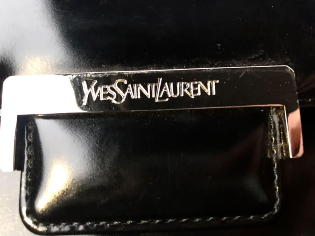 イヴサンローラン ハンドバッグ レザー 美品