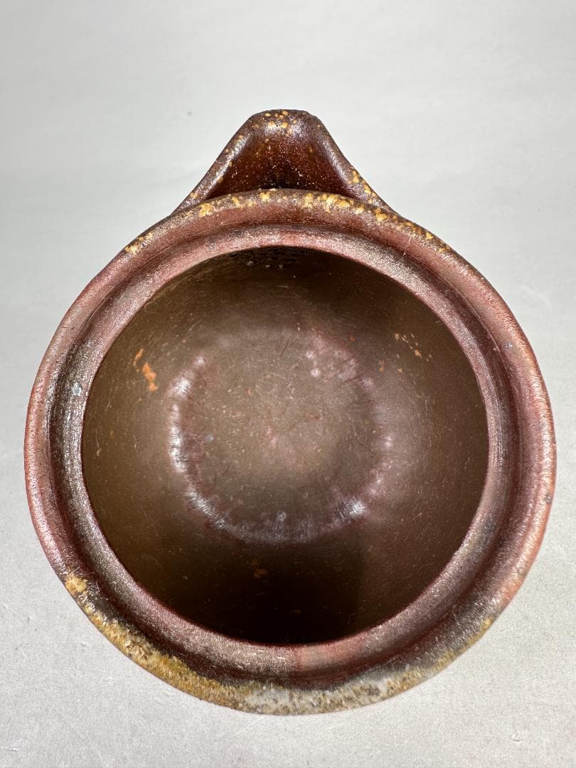 日本美術　 備前焼　野村一郎　手造り　 般若心経宝瓶　急須　茶道具　供箱　美品