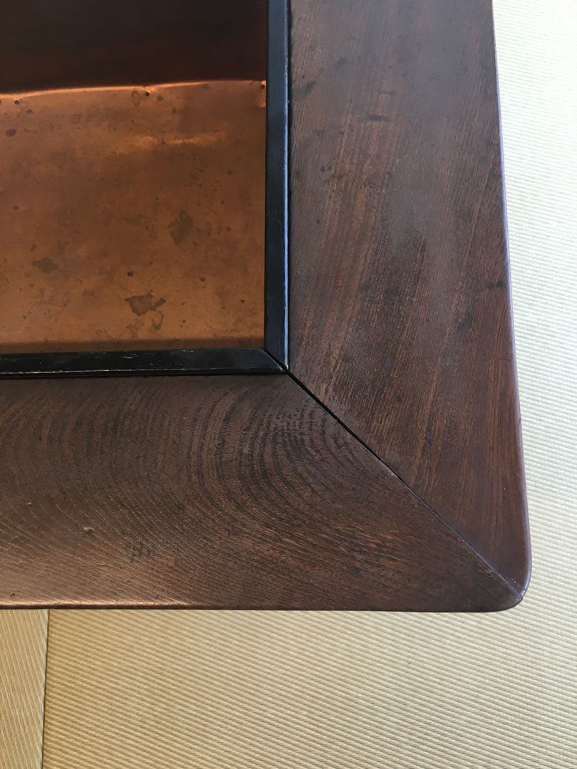 長火鉢　関西火鉢　座卓　欅