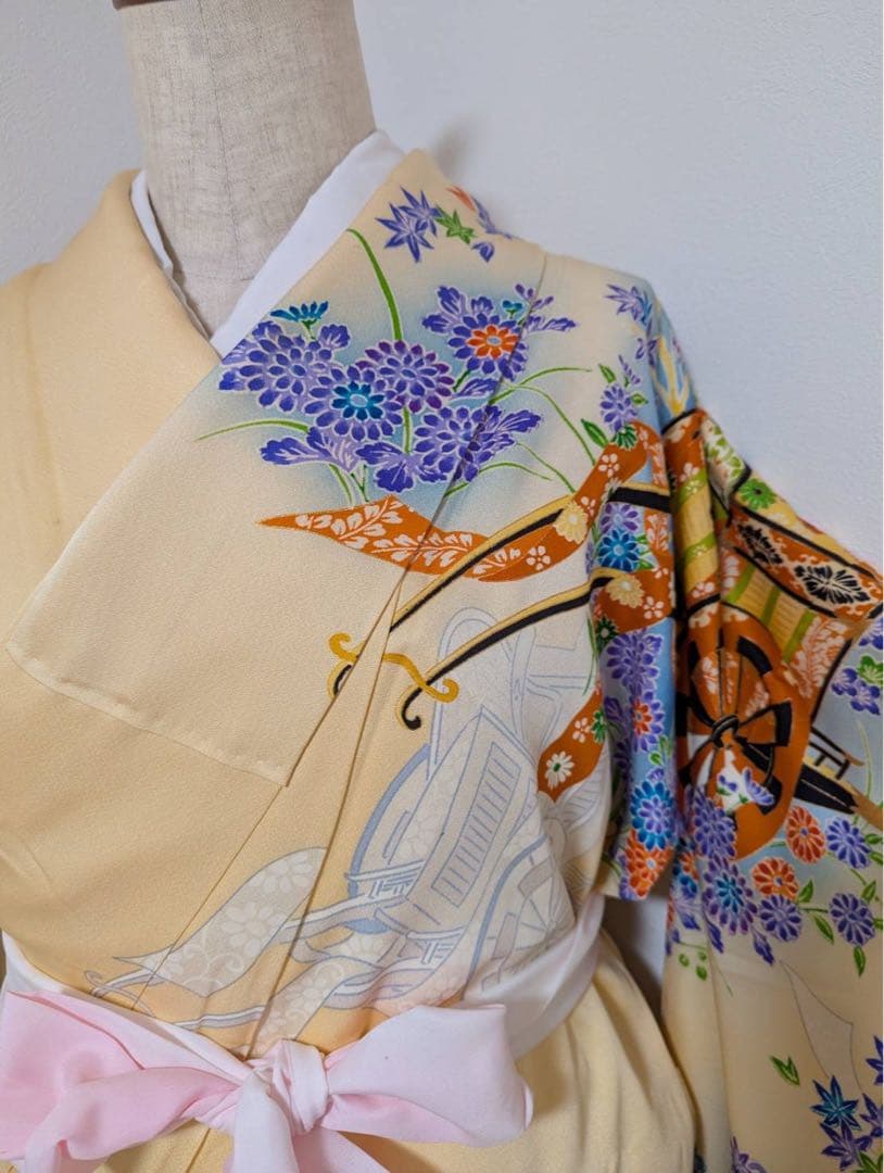 ♢ラ・ソールの端折りが素敵な二部式着物♢振袖