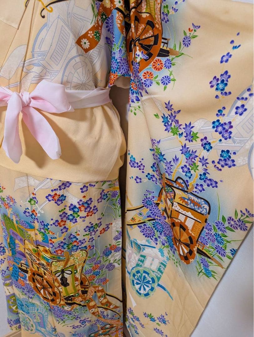 ♢ラ・ソールの端折りが素敵な二部式着物♢振袖