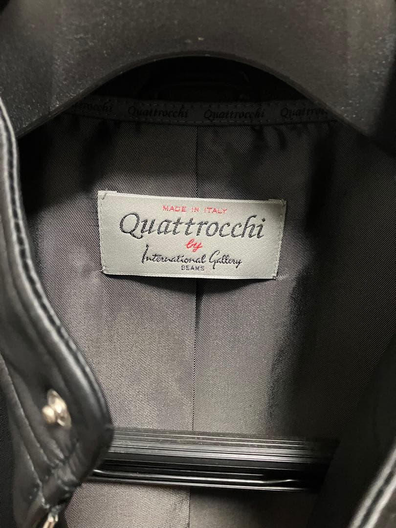 美品 BEAMS QUATTROCCHI シープスキン ライダースジャケット Ⅱ