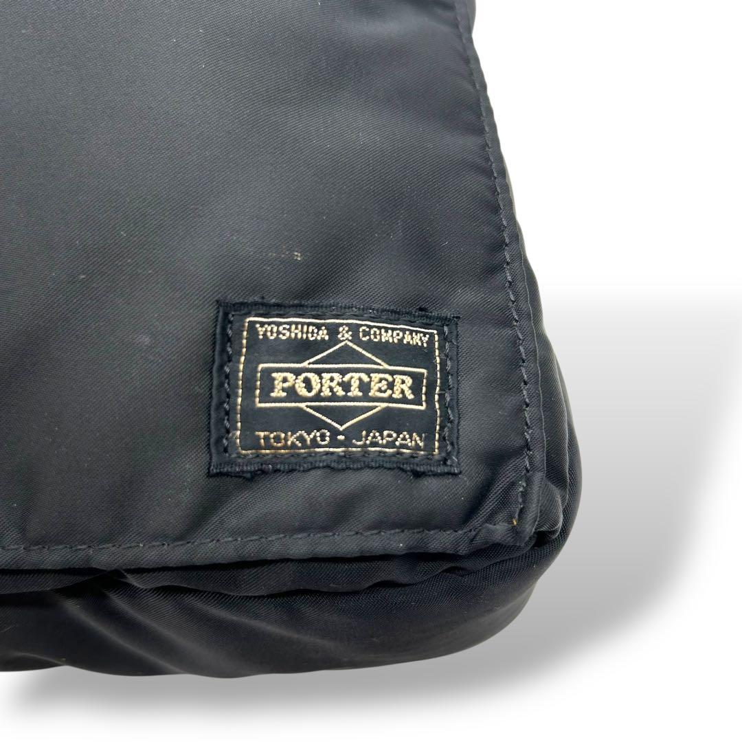 【美品】ポーター タンカー ブリーフケース 2way ナイロン ブラック