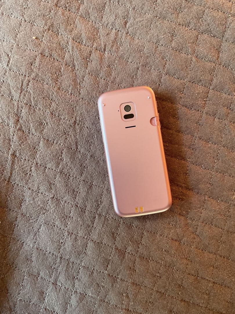 ピンク 折りたたみ式携帯電話 本体 充電器付き