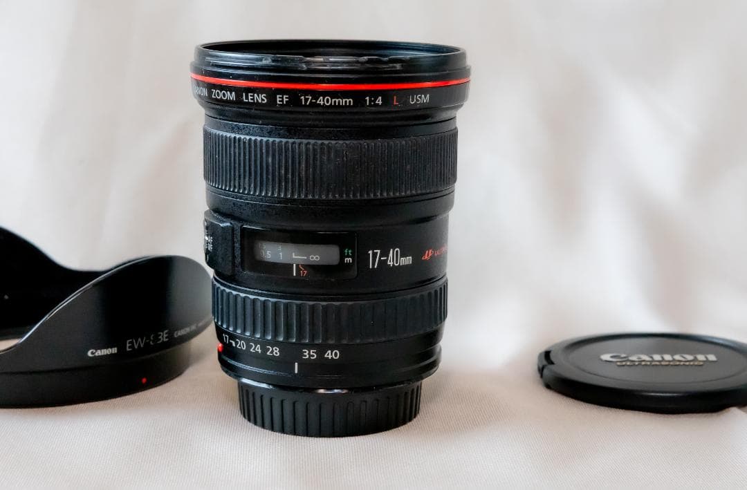 Canon EF17-40mm f4L広角ズームレンズ