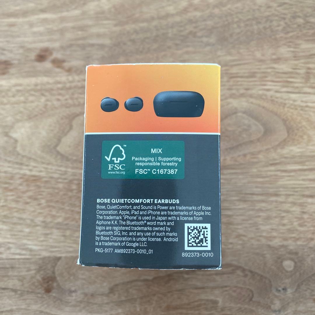 BOSE QuietComfort Earbuds ブラック　未処理未開封