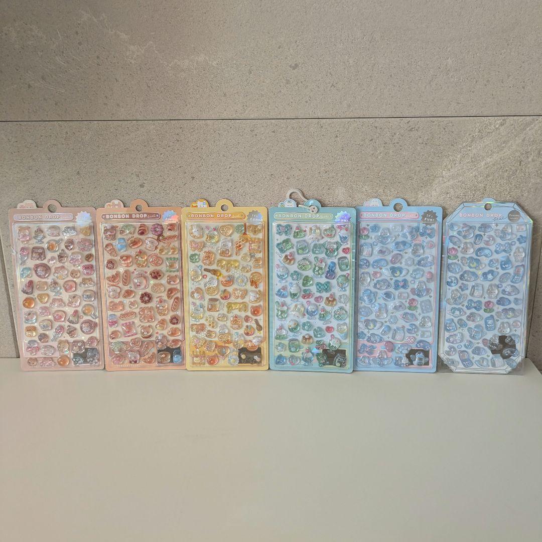 【お値下げ】ボンボンドロップシール♡まとめ売り　25枚+シール帳