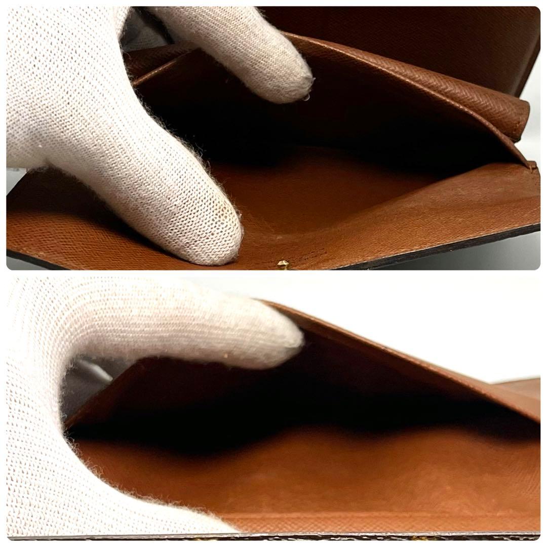 ルイヴィトン モノグラム ポルトトレゾールエテュイパピエ 3つ折り財布 正規品