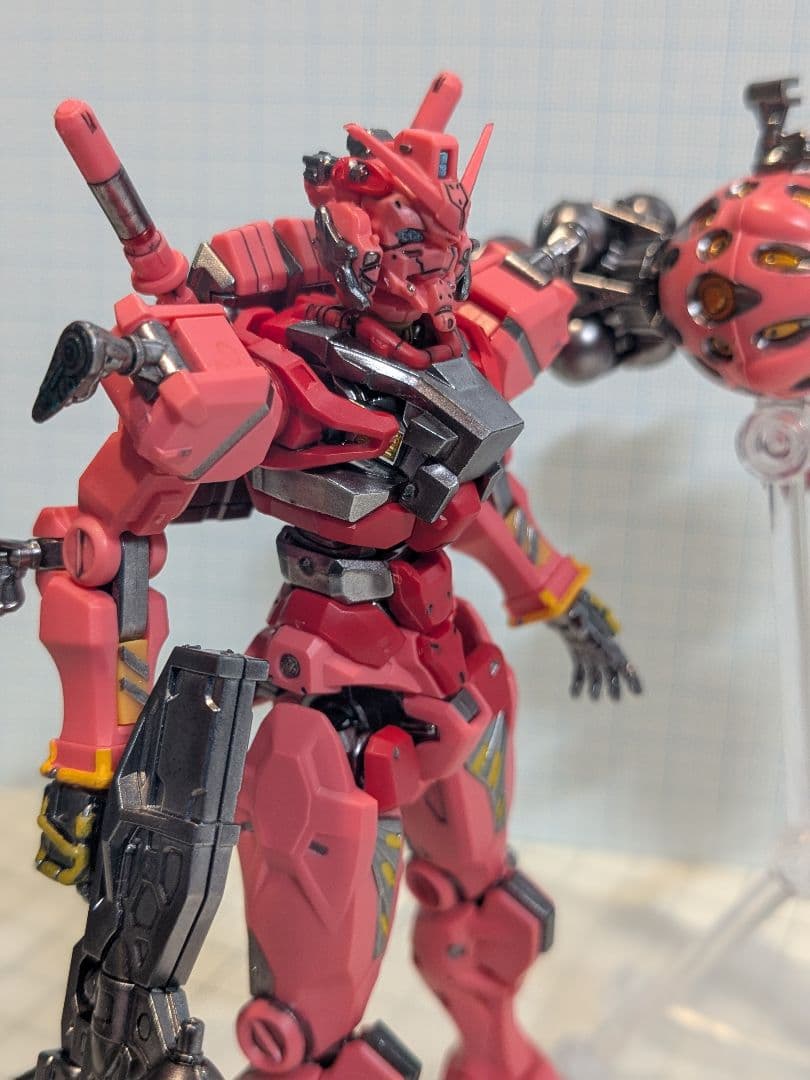 マ*海様 【塗装完成品】HG 赤いガンダム　ビット6個ver