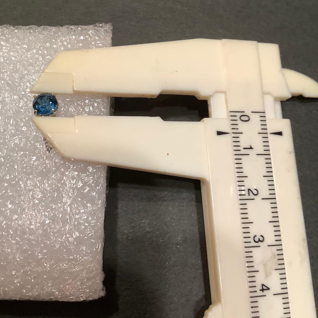 ツツミk10WGロンドンブルートパーズピアス