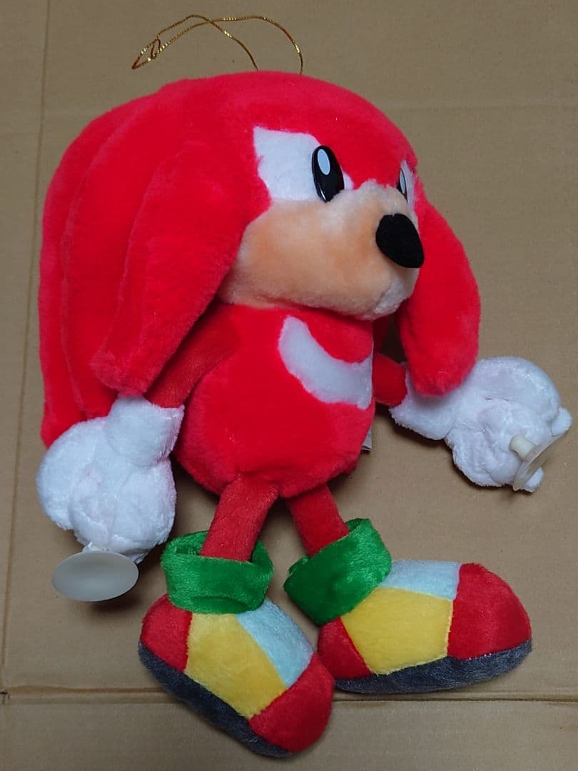 ソニック　ジャンボセガソニックぬいぐるみ　ナックルズ　1995年