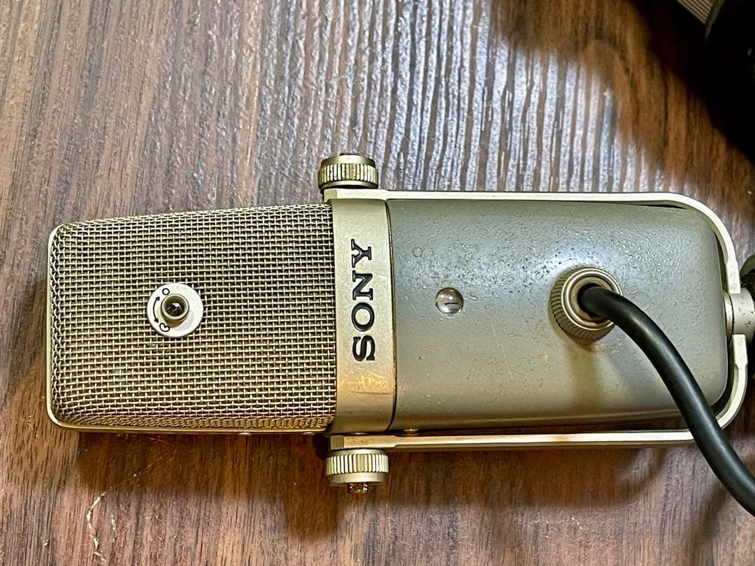 SONY C-38B 名機 コンデンサーマイク 漫才 落語 放送局仕様 動作品