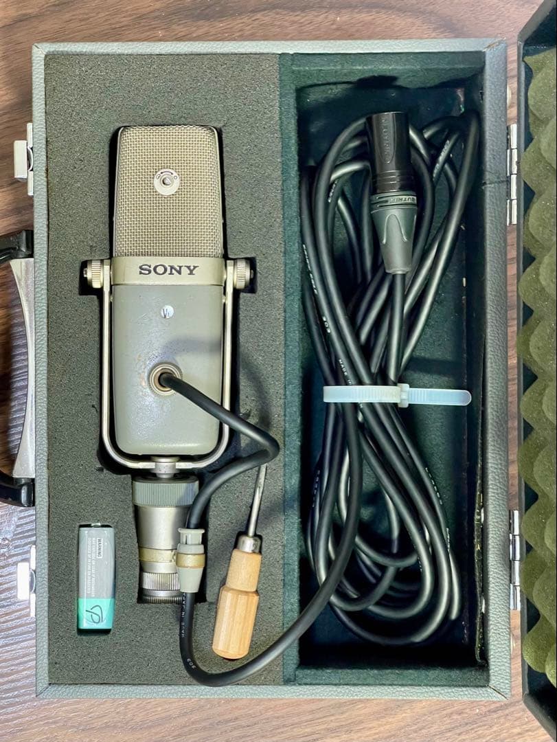 SONY C-38B 名機 コンデンサーマイク 漫才 落語 放送局仕様 動作品